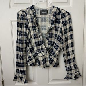 Reformation Wrap Blouse